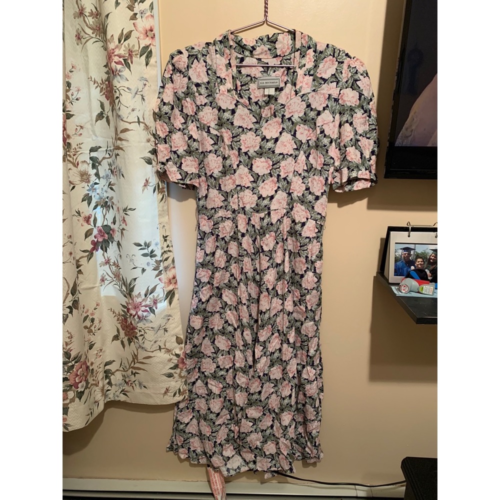 Vintage Floral Dress